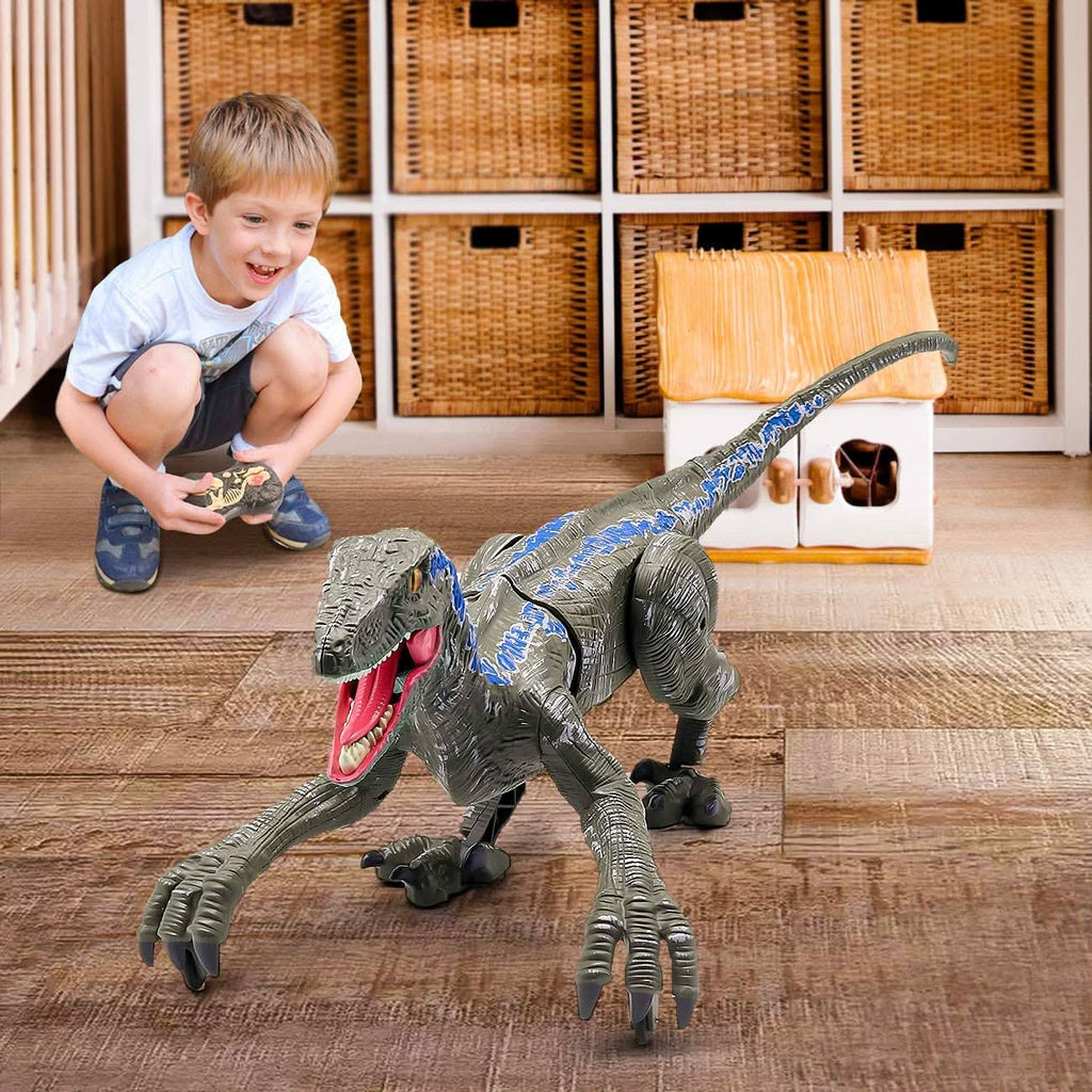 RexaDino - Dinosauro Interattivo con Luce e Suono per Divertimento Preistorico