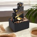 Tranquil Stream Tabletop Waterfall Fountain For Relaxation