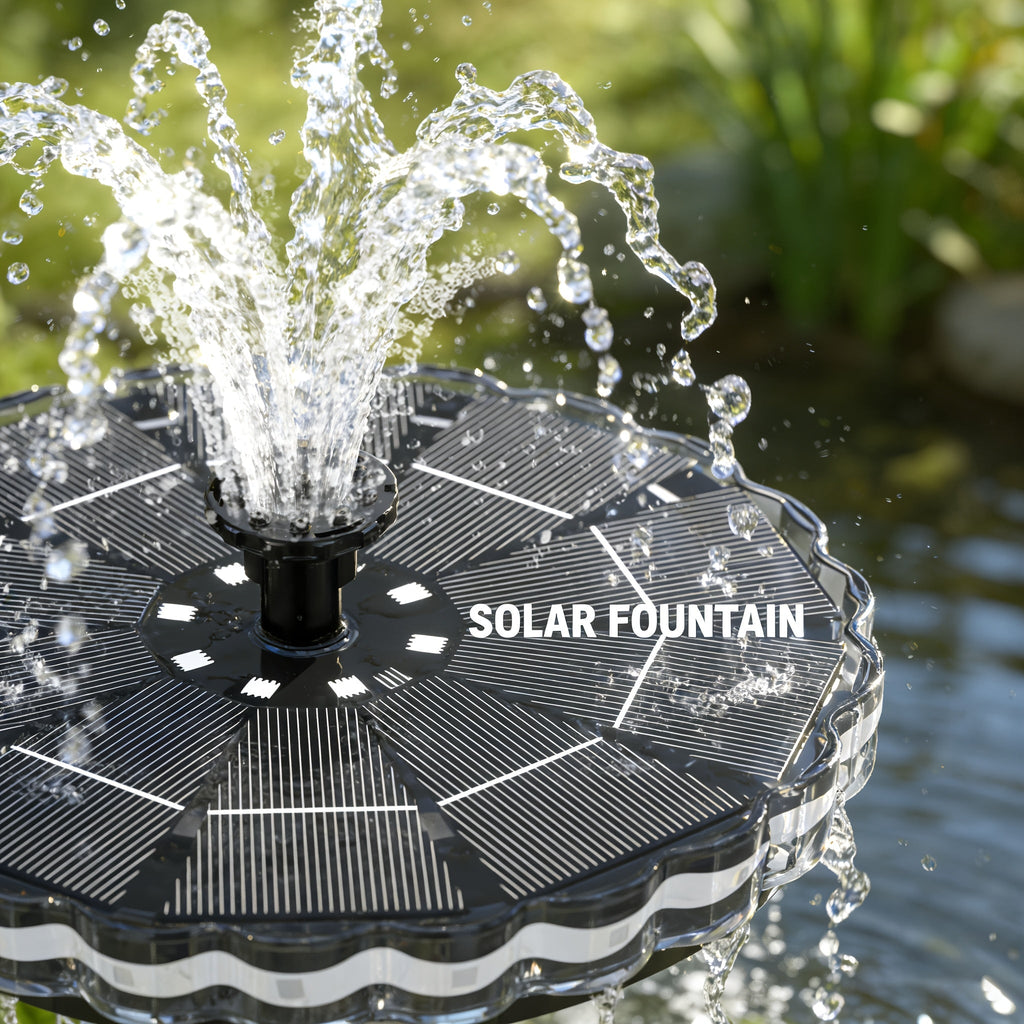 Colorful Solar Fountain Pump
