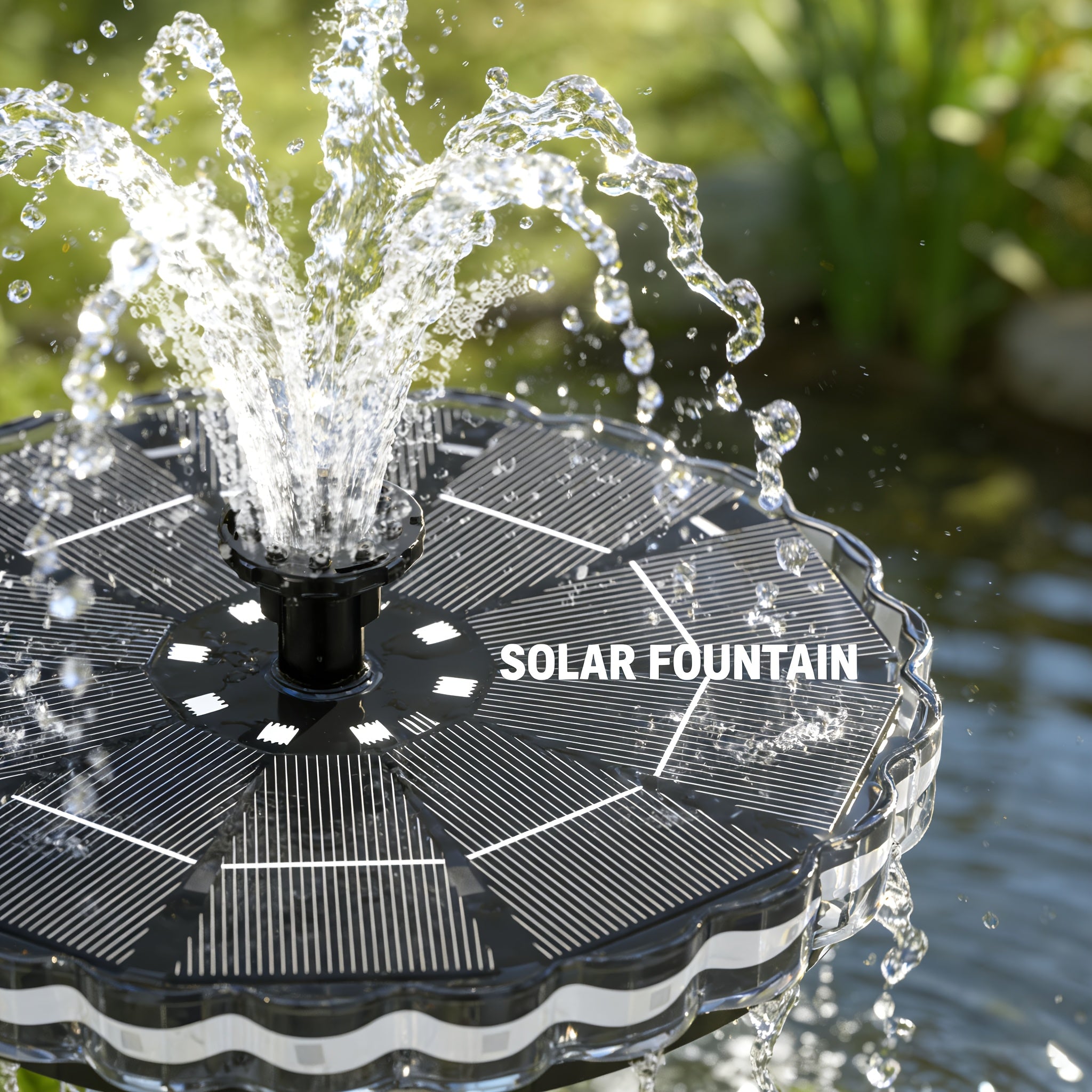 Colorful Solar Fountain Pump