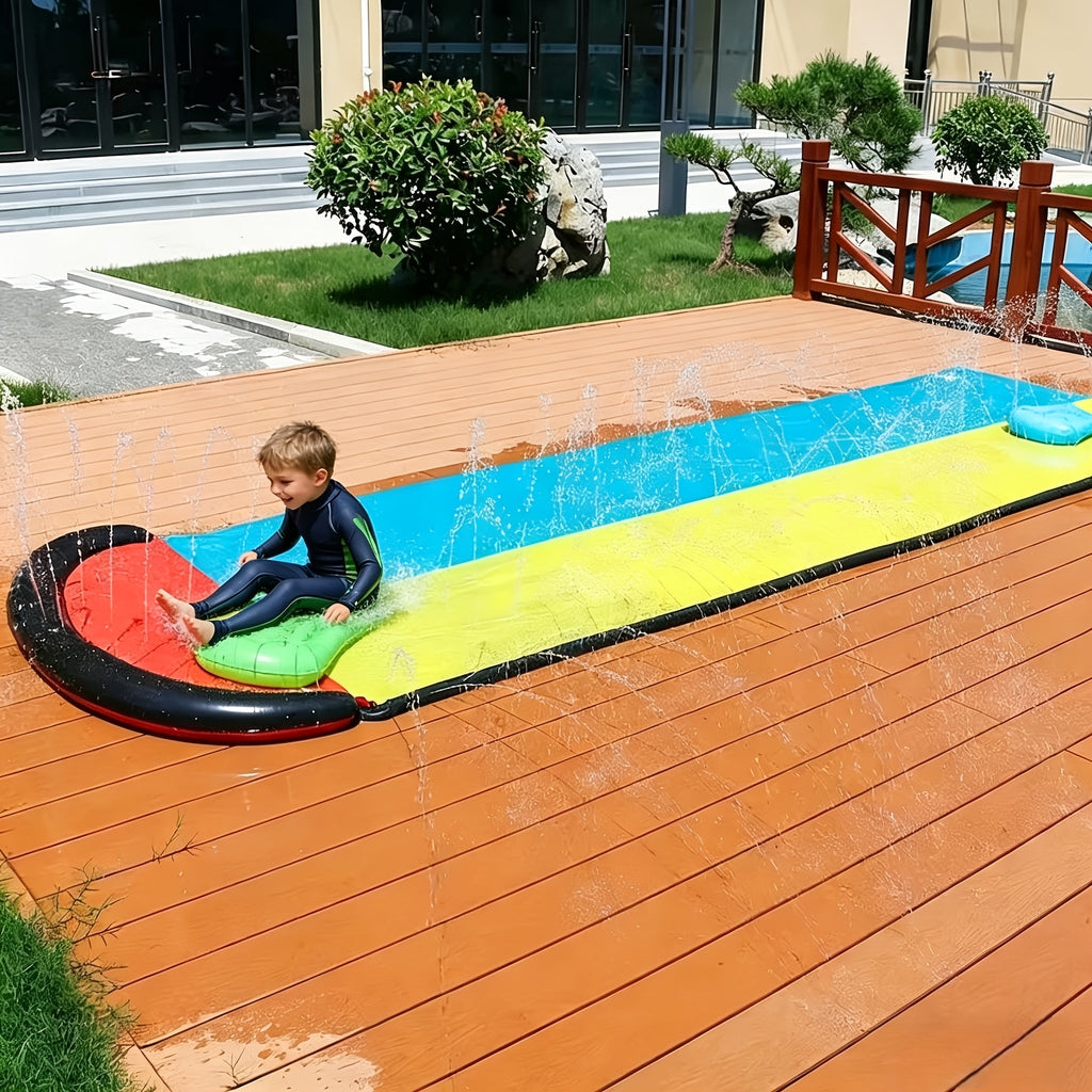 夏の涼しい遊びに最適な膨らませるサーフィン芝生スライド