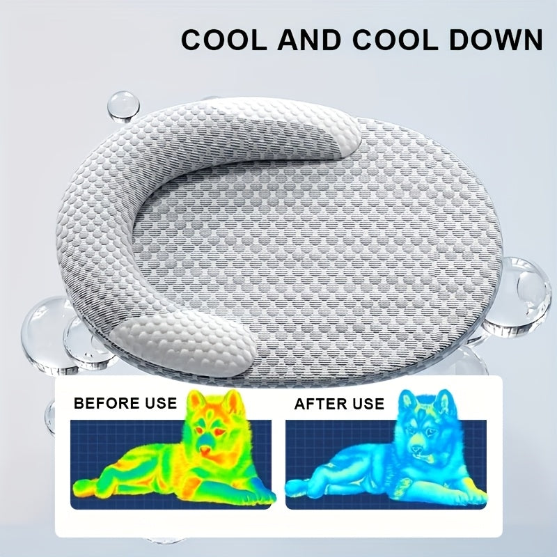 Round Cooling Pet Bed