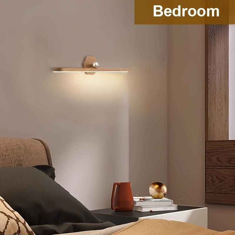 Obrotowa lampa ścienna LED