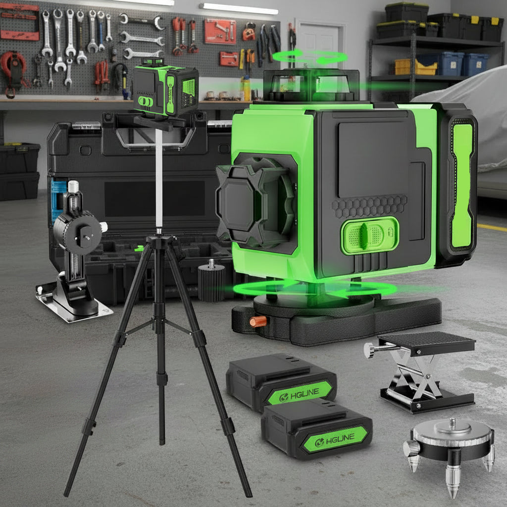360 Laser Level Tool for Precision Construction Alignment