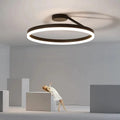 ArishaGlow Elegant LED Ceiling Light In Gold And Metal Finish