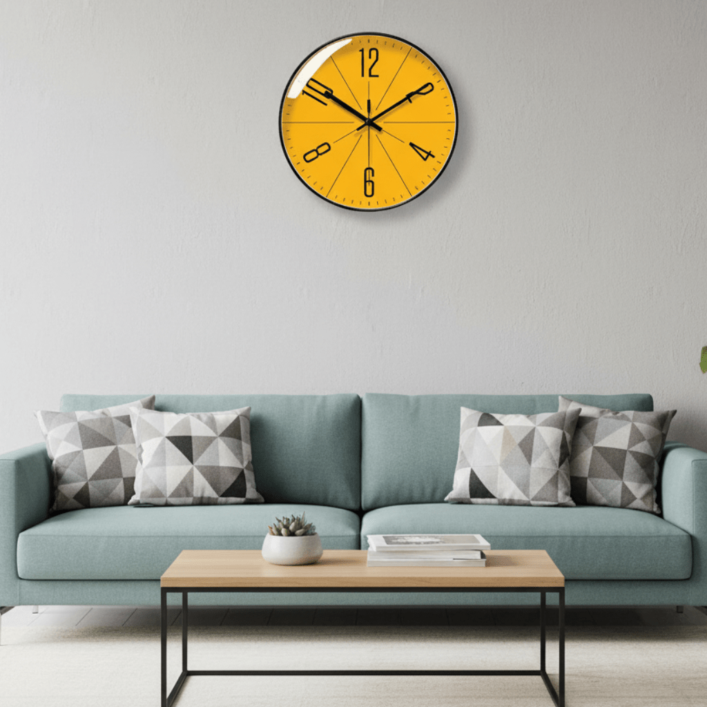 Nordic Style Silent Wall Clock for Modern Interiors