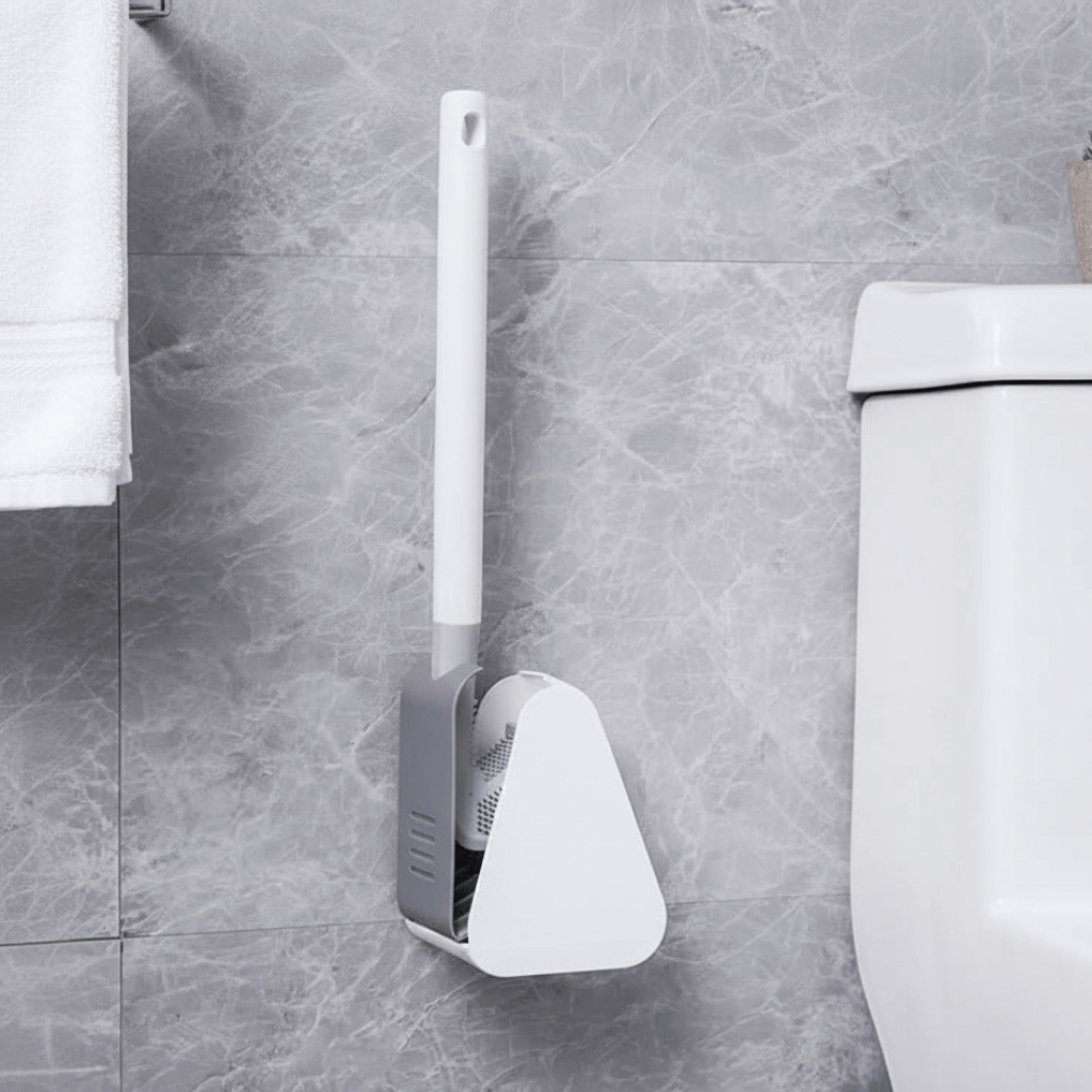 AquaNova Hygienische Dreiecksborste für die Badezimmerreinigung