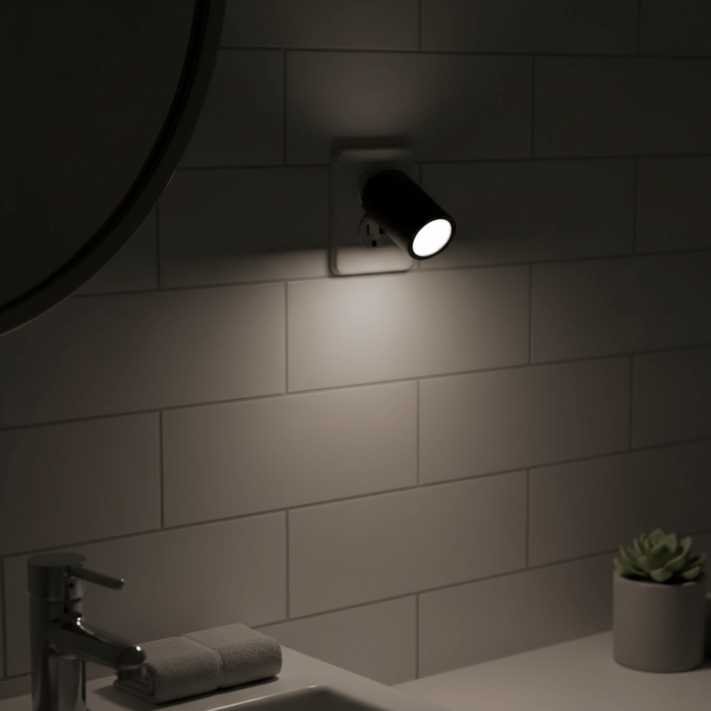 LumaGlow Night Light With Dimmable LED And Day Night Sensor