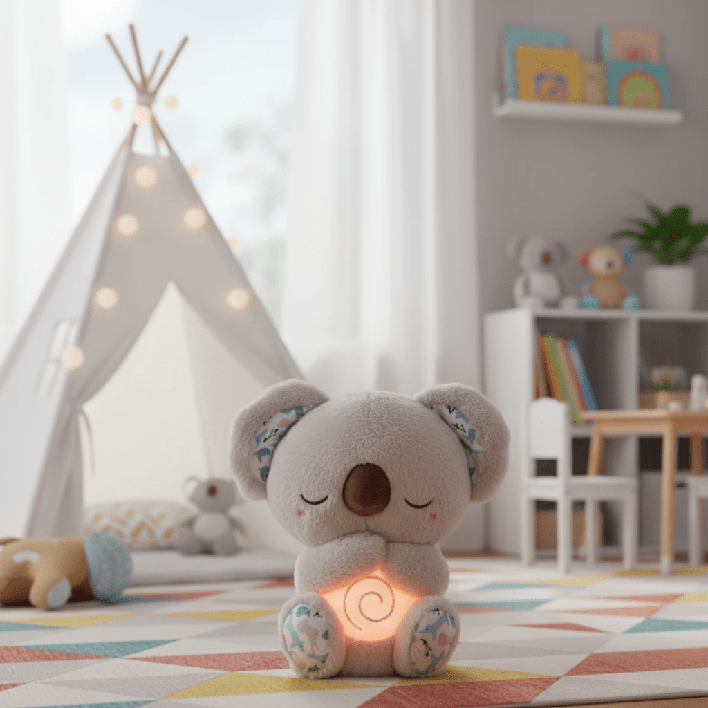 CalmNest Koala With Breathing And Heartbeat Function