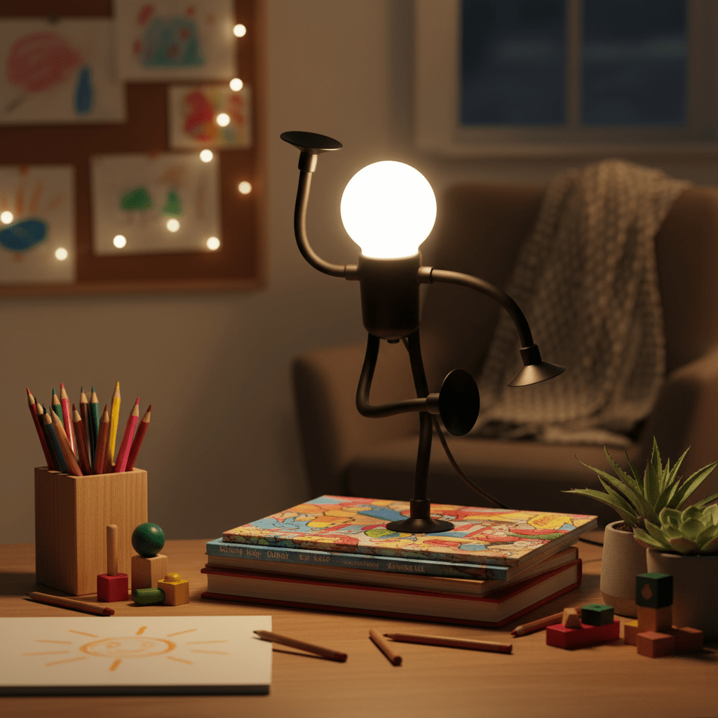 LumaCraft Interactive Shape-Changing Night Light With Soothing LED Glow