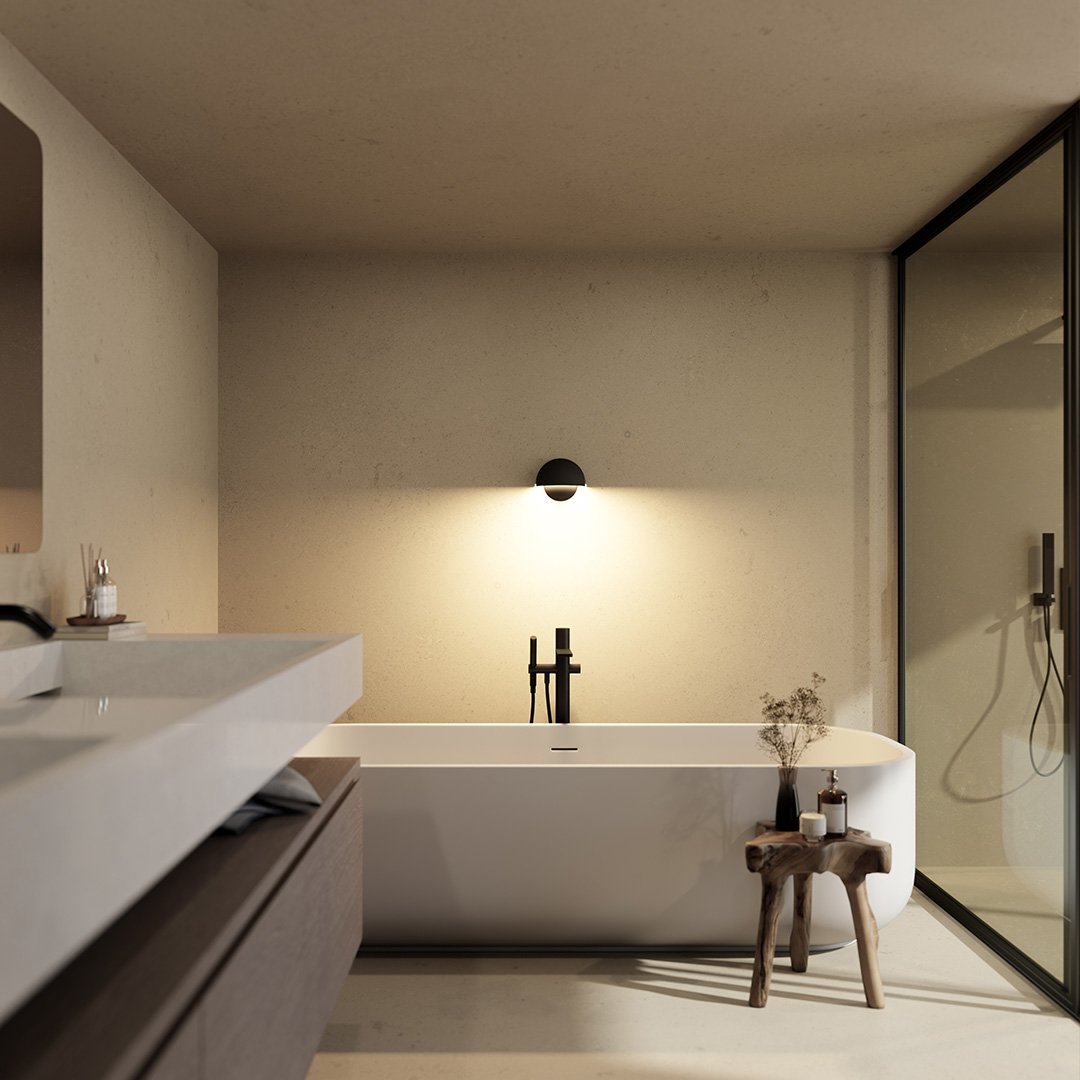 LumaRidge LED Outdoor Wall Light With Warm Glow Weatherproof