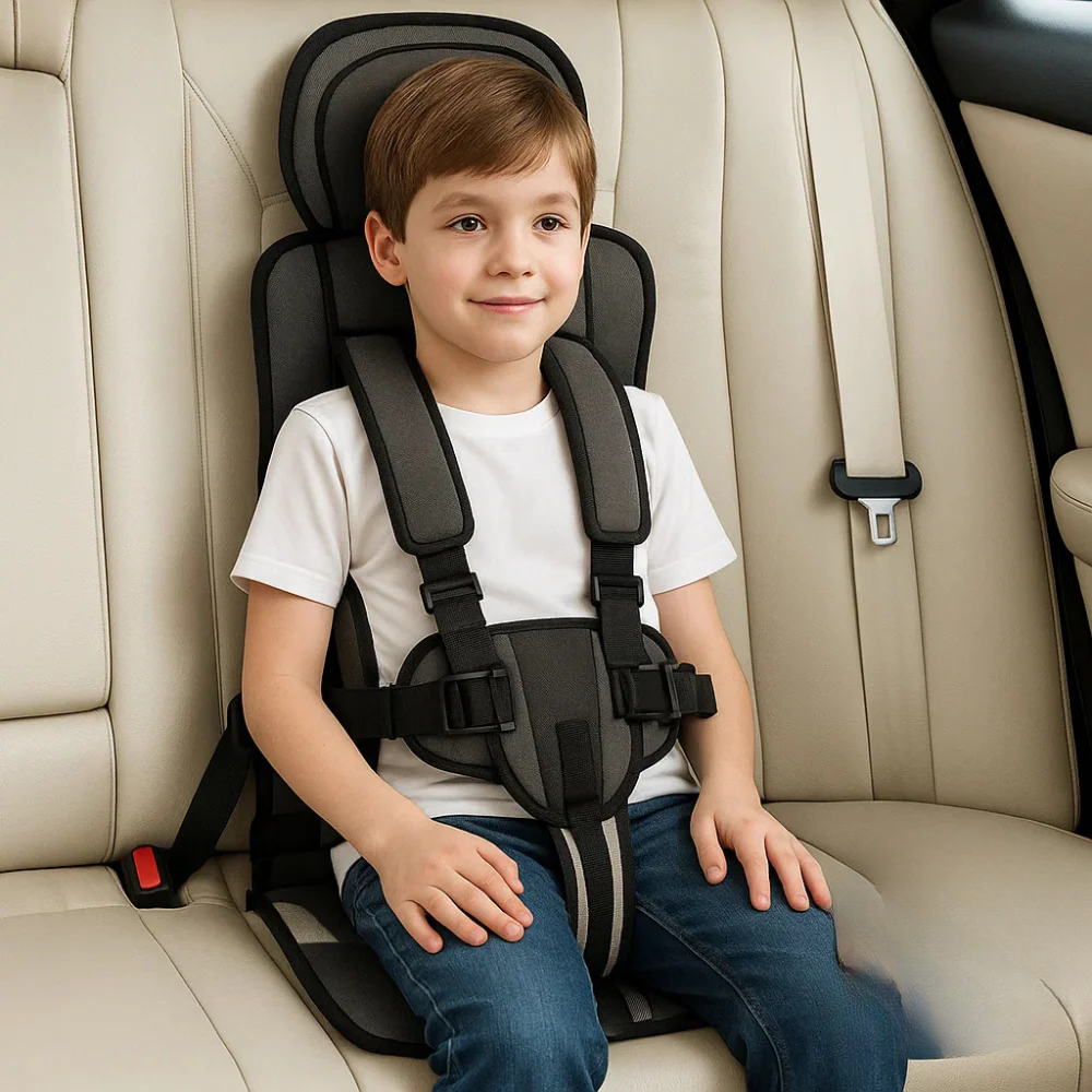 AuroraSafe Safety Seat Portable Car Seat For Ages 1 To 14 | Fervei