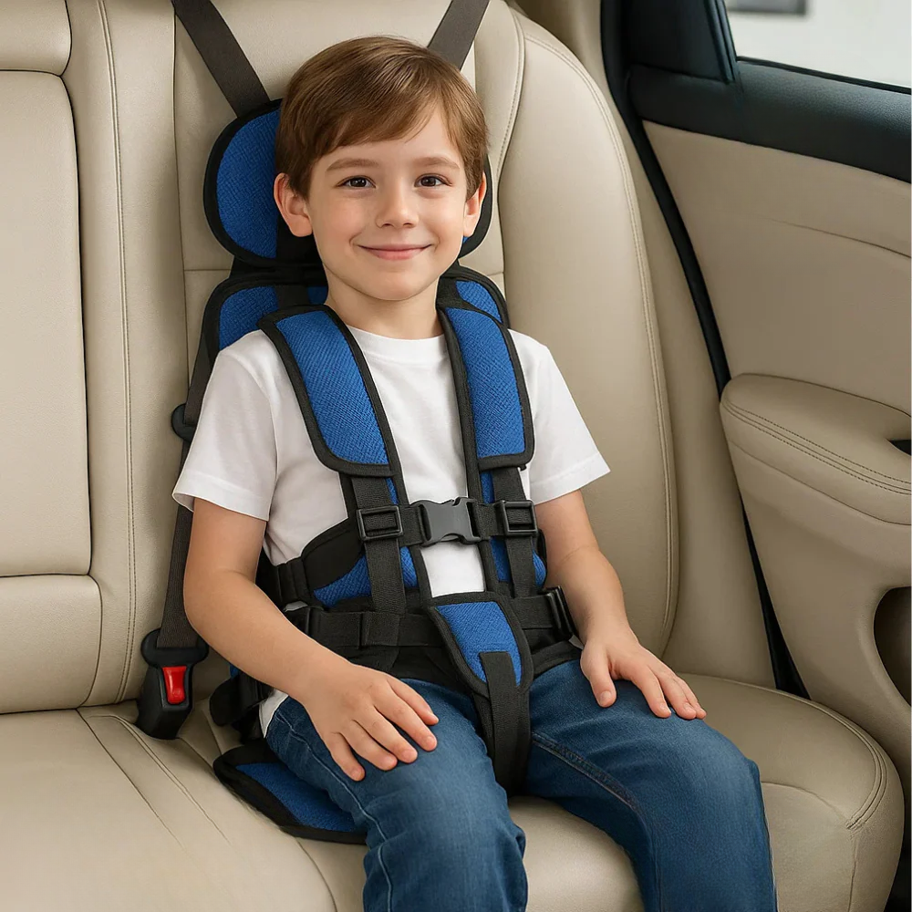 AuroraSafe Safety Seat Portable Car Seat For Ages 1 To 14 | Fervei