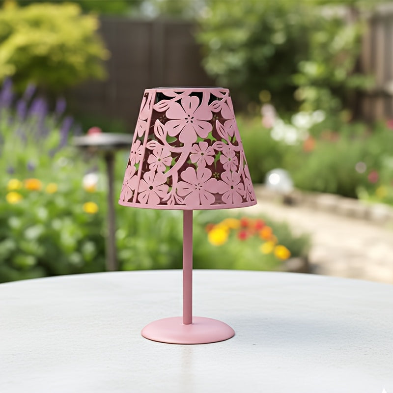 Lanterna Solare a Forma di Fiore per un'Arredamento Accogliente di Patio e Terrazza