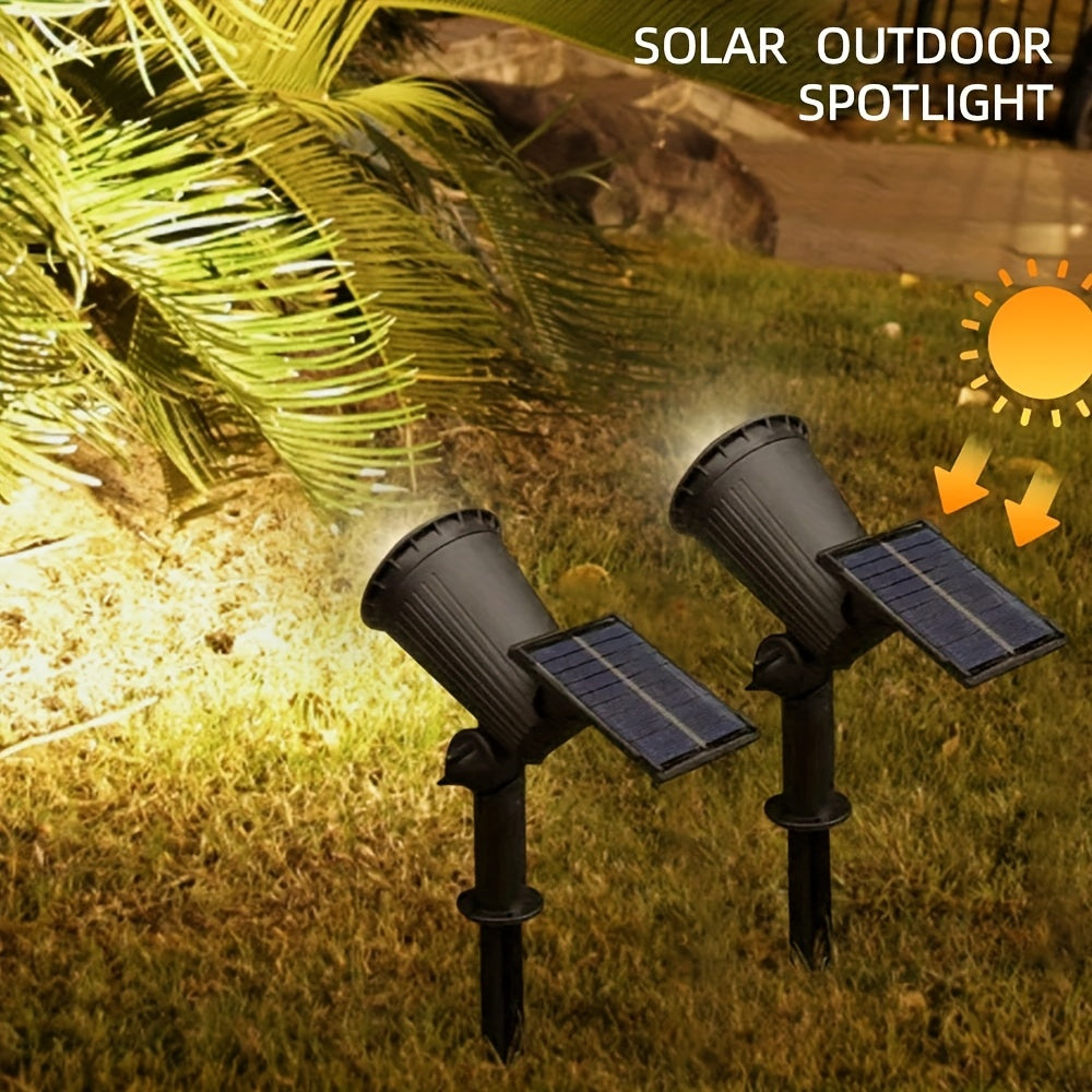 RGB Solar Spotlight Set for Trees and Backyard Decor