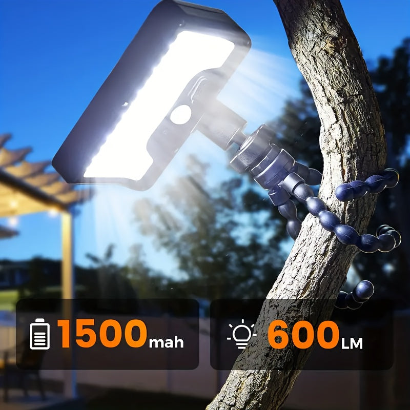 Obrotowa solarna lampa bezpieczeństwa