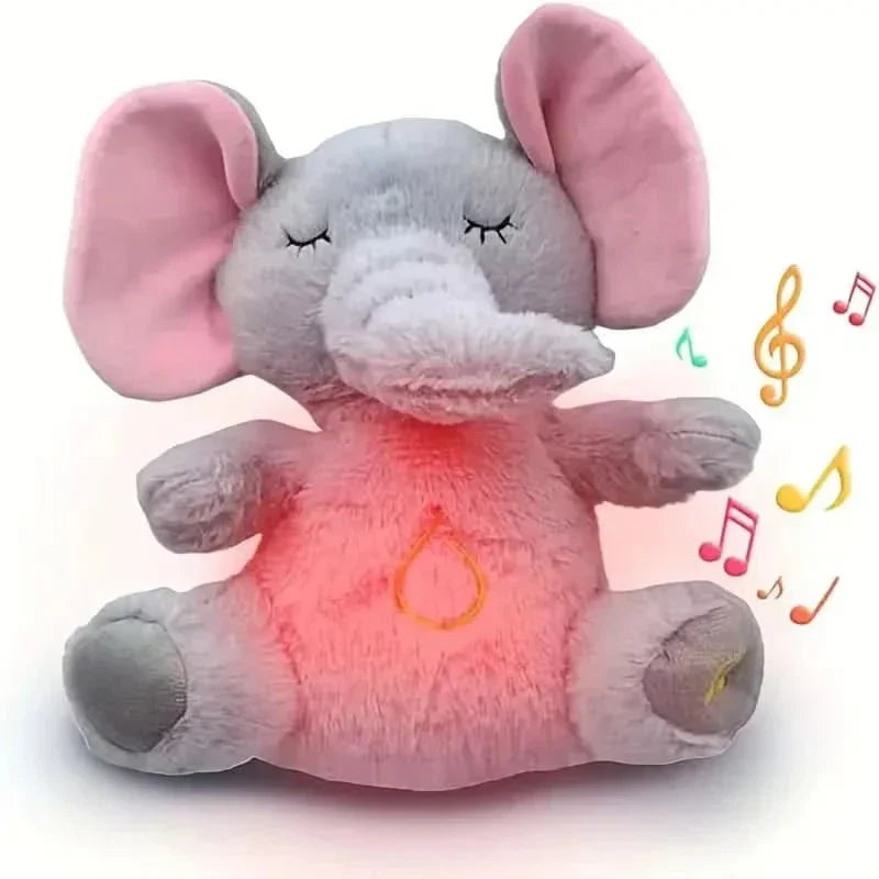 SereneCuddle Elephant Calming Breathing And Sleep Light