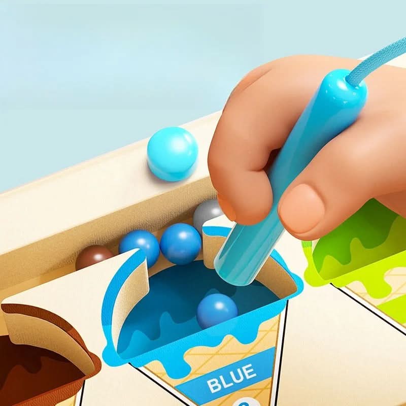 HueQuest Magnetic Color and Number Game for Kids Aged 3 and Up
