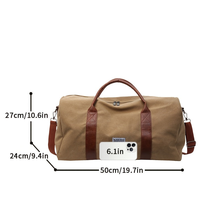 Vypraná vintage taška Weekender s víceúčelovým úložným prostorem