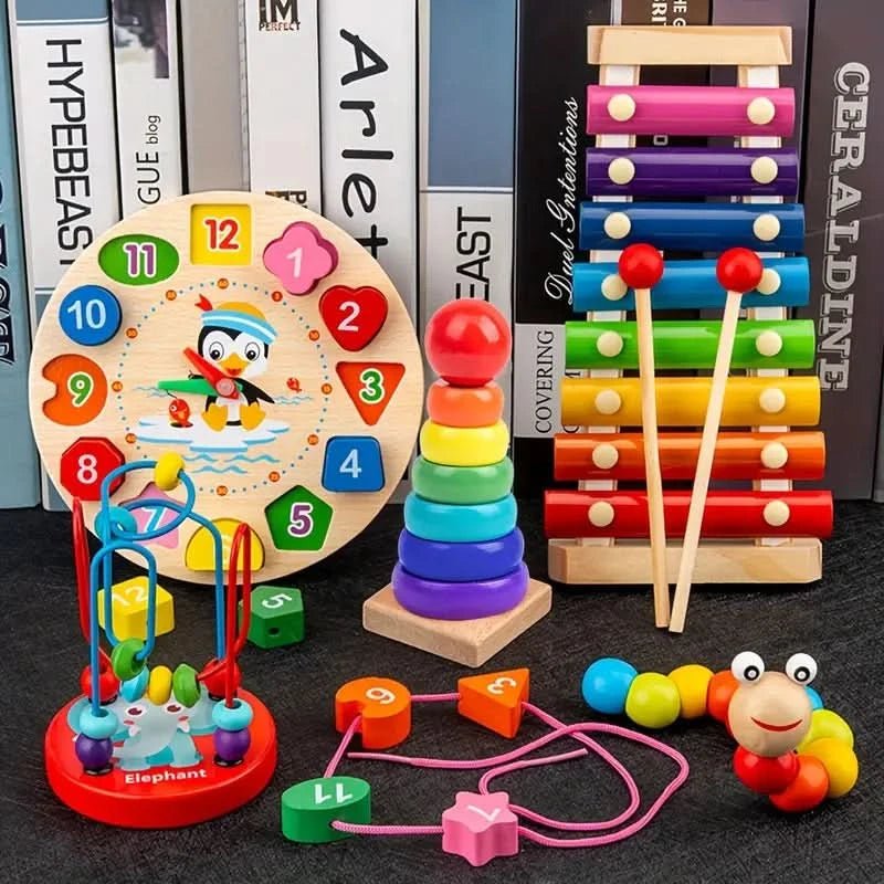 NovaBloom 5-in-1 Montessori-Set für kreatives Lernen, ab 6 Monaten