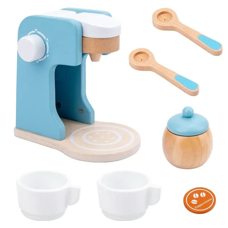 TinyChef Wooden Kitchen Set For Little Chefs Realistic Play Set