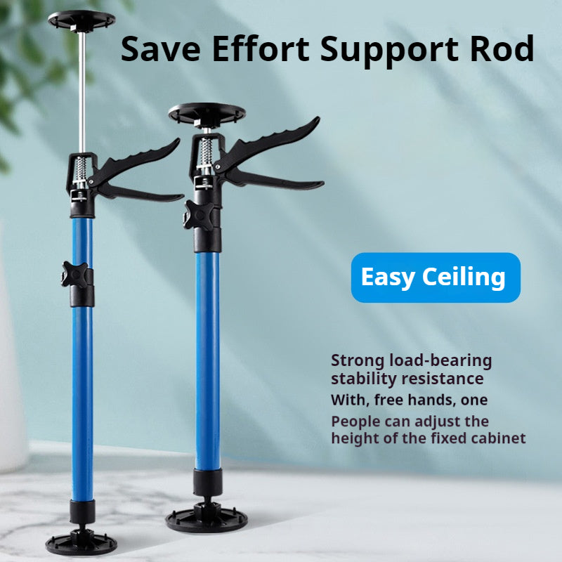 Steel Telescoping Cabinet Support Pole With Adjustable Jacks For Cabinet Install Up To 66 Lbs