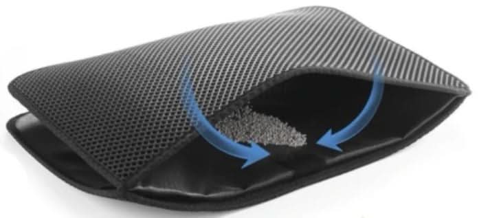 PawGuard Litter Mat With Non-Slip Surface And Waterproof Backing