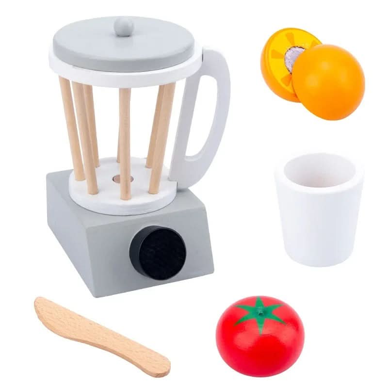 TinyChef Wooden Kitchen Set For Little Chefs Realistic Play Set