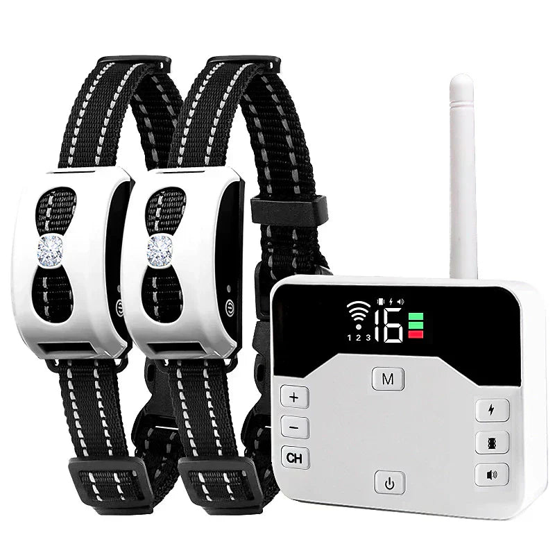 2-In-1 Wireless Dog Fence And Training Collar System, Waterproof Rechargeable, 300 M Range