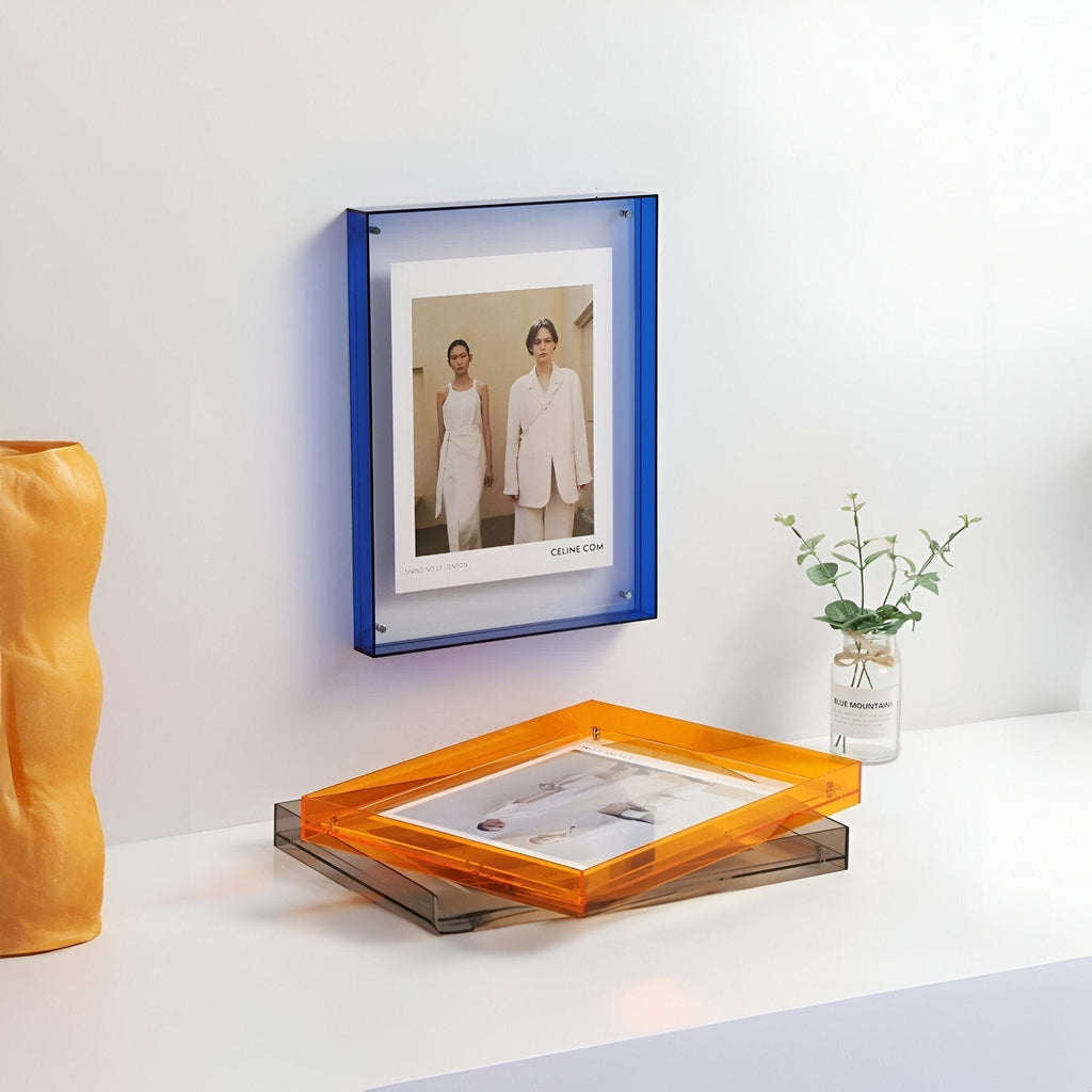 AcryGlow – läpinäkyvä valokuvakehys modernilla minimalistisella designilla