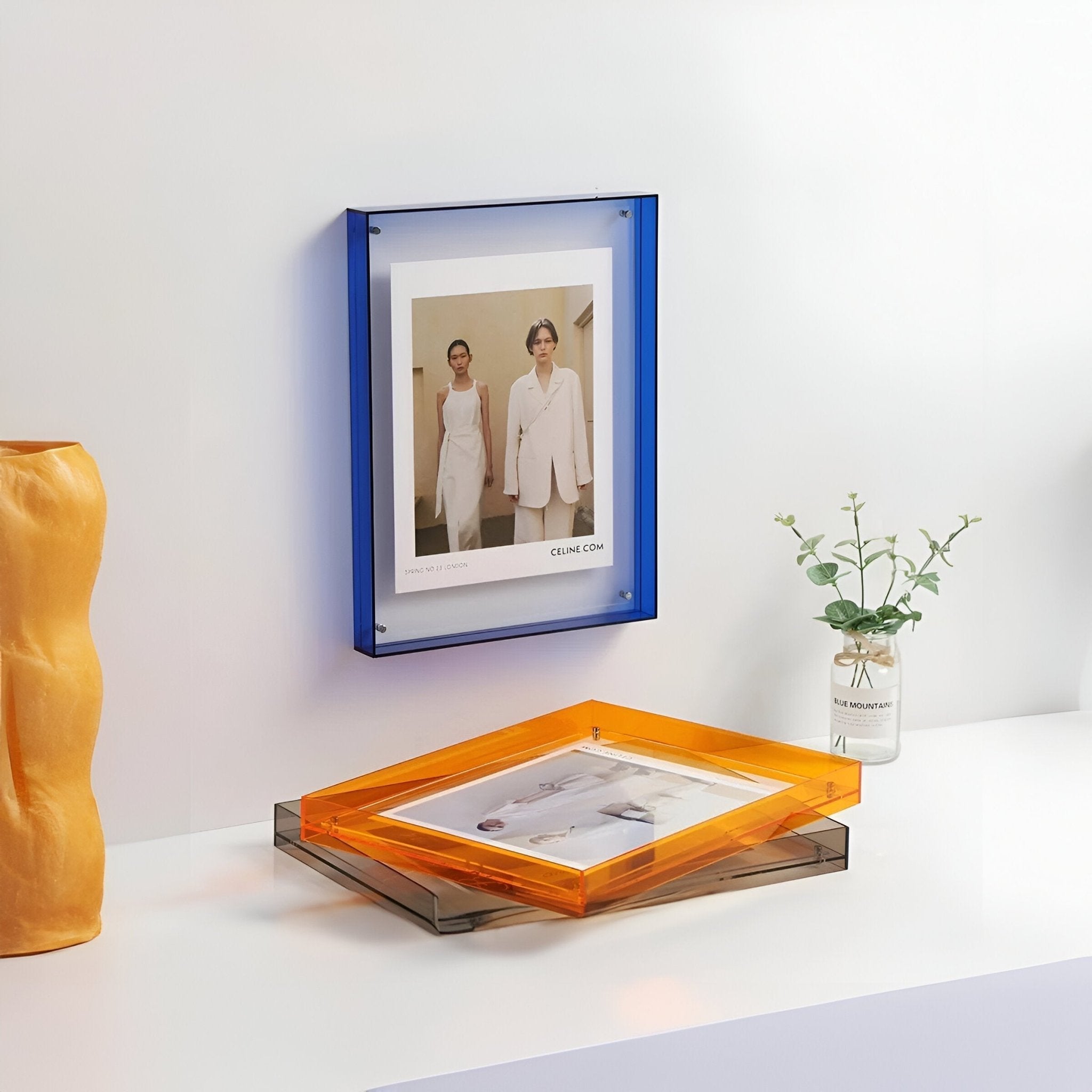 AcryGlow – läpinäkyvä valokuvakehys modernilla minimalistisella designilla