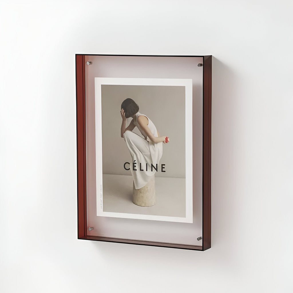 AcryGlow – läpinäkyvä valokuvakehys modernilla minimalistisella designilla