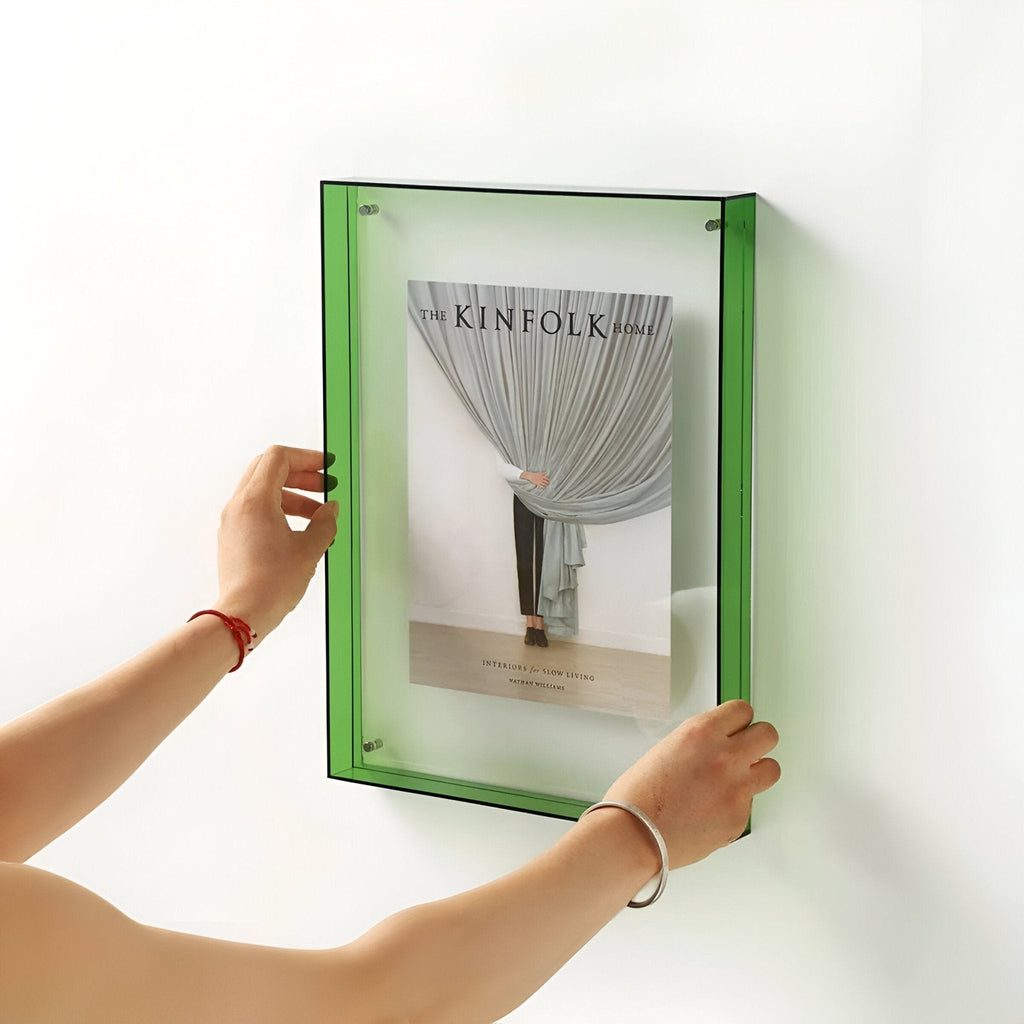 AcryGlow – läpinäkyvä valokuvakehys modernilla minimalistisella designilla