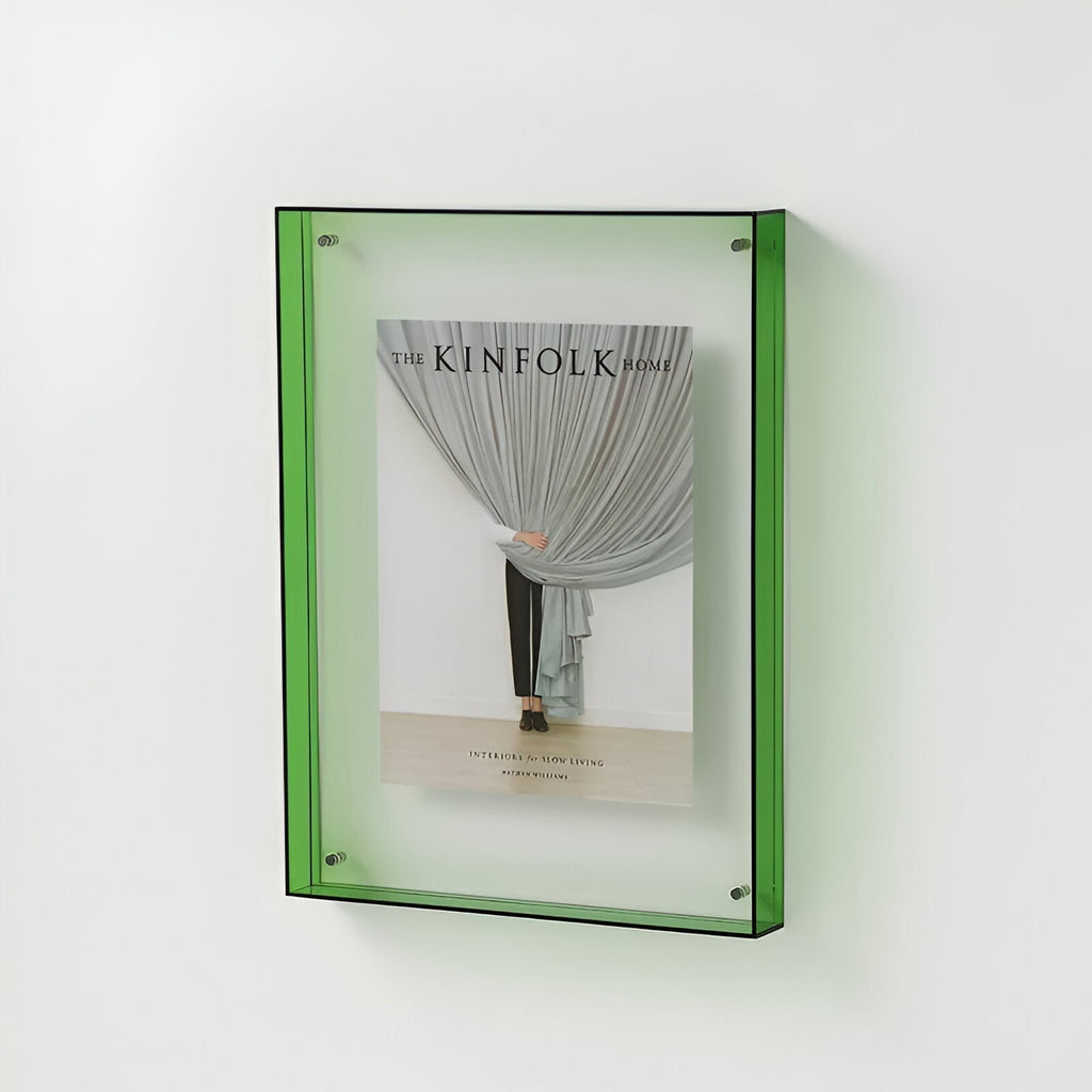 AcryGlow – läpinäkyvä valokuvakehys modernilla minimalistisella designilla