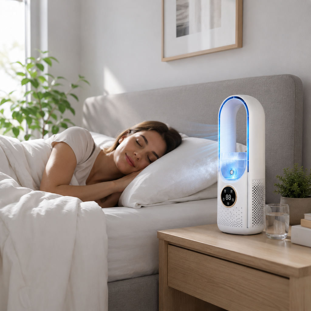 Portable Air Conditioner Quiet Compact Bladeless Cooling