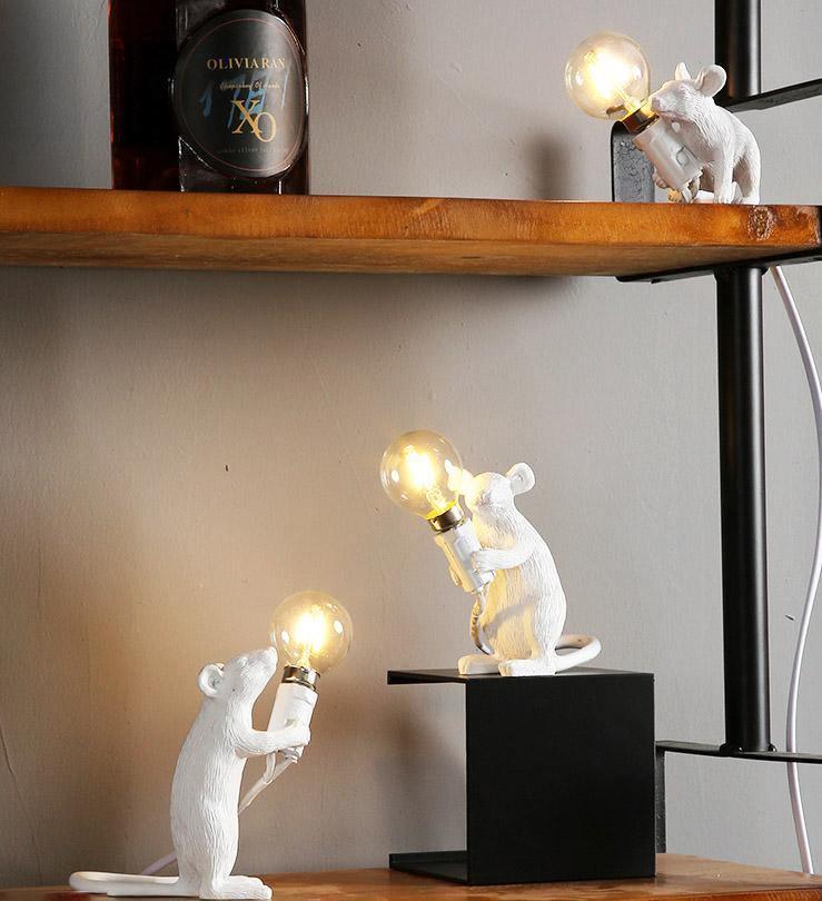 Mice lampa elegantní stolní světlo pro domácí dekoraci a obývací pokoje