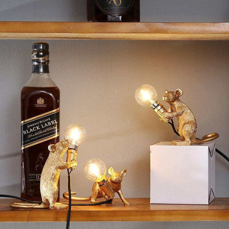 Mice lampa elegantní stolní světlo pro domácí dekoraci a obývací pokoje