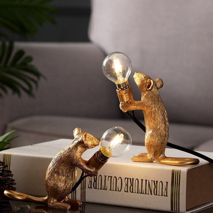 Mice lampa elegantní stolní světlo pro domácí dekoraci a obývací pokoje