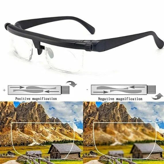 AleraFocus Vision Glasses With Adjustable Focus For Near And Far
