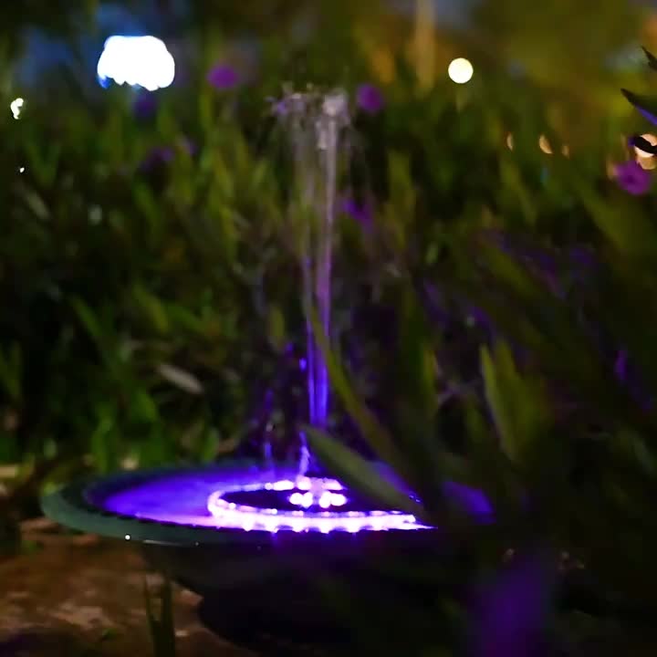 Colorful Solar Fountain Pump