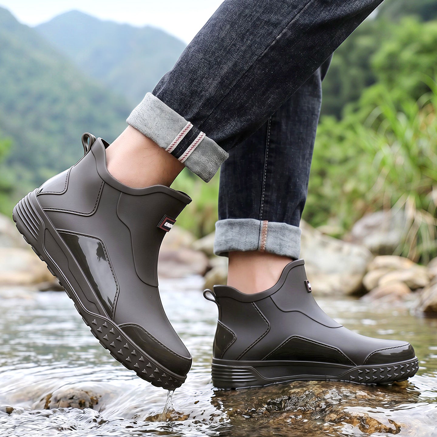 Waterproof Sports Ankle Rain Boots