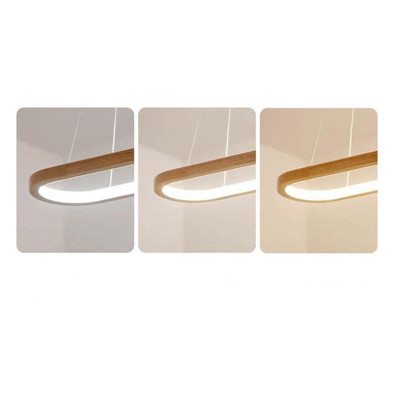 NovaHaus Lunara Modern Pendant Lamp In Metal And Wood For Contemporary Interiors
