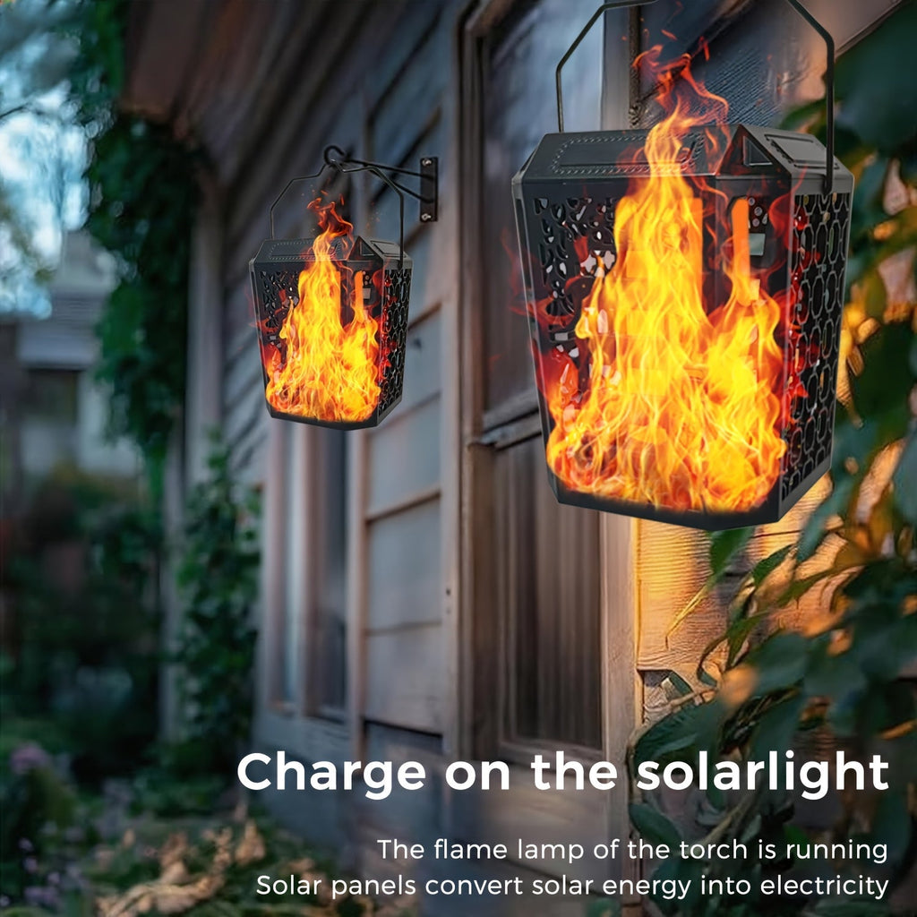Flickering Solar Torch Lamp
