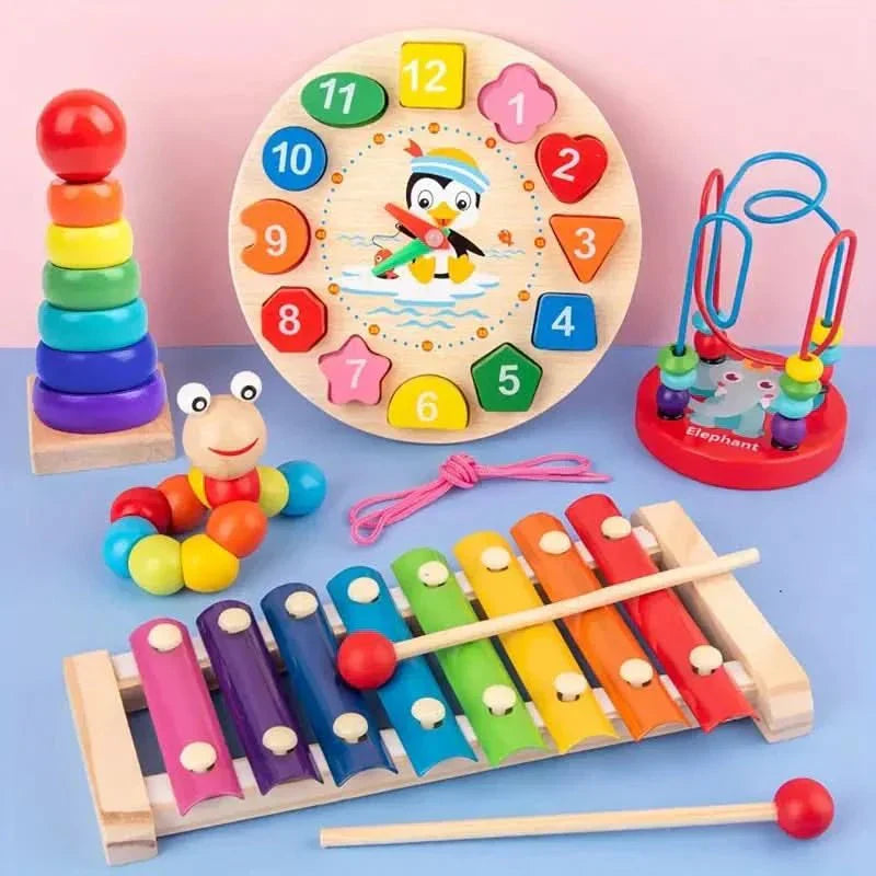 NovaBloom 5-in-1 Montessori-Set für kreatives Lernen, ab 6 Monaten