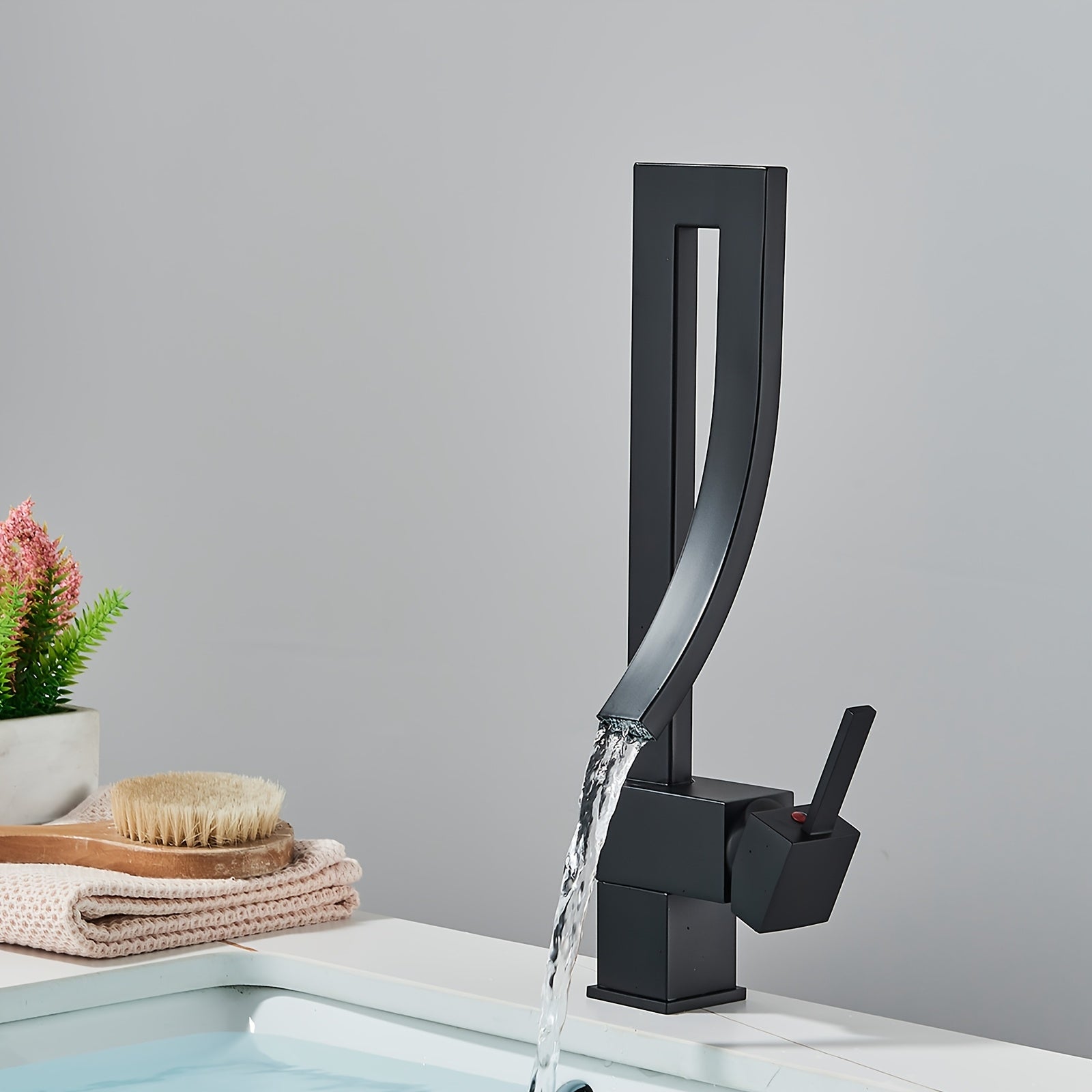 Modern Waterfall Basin Faucet