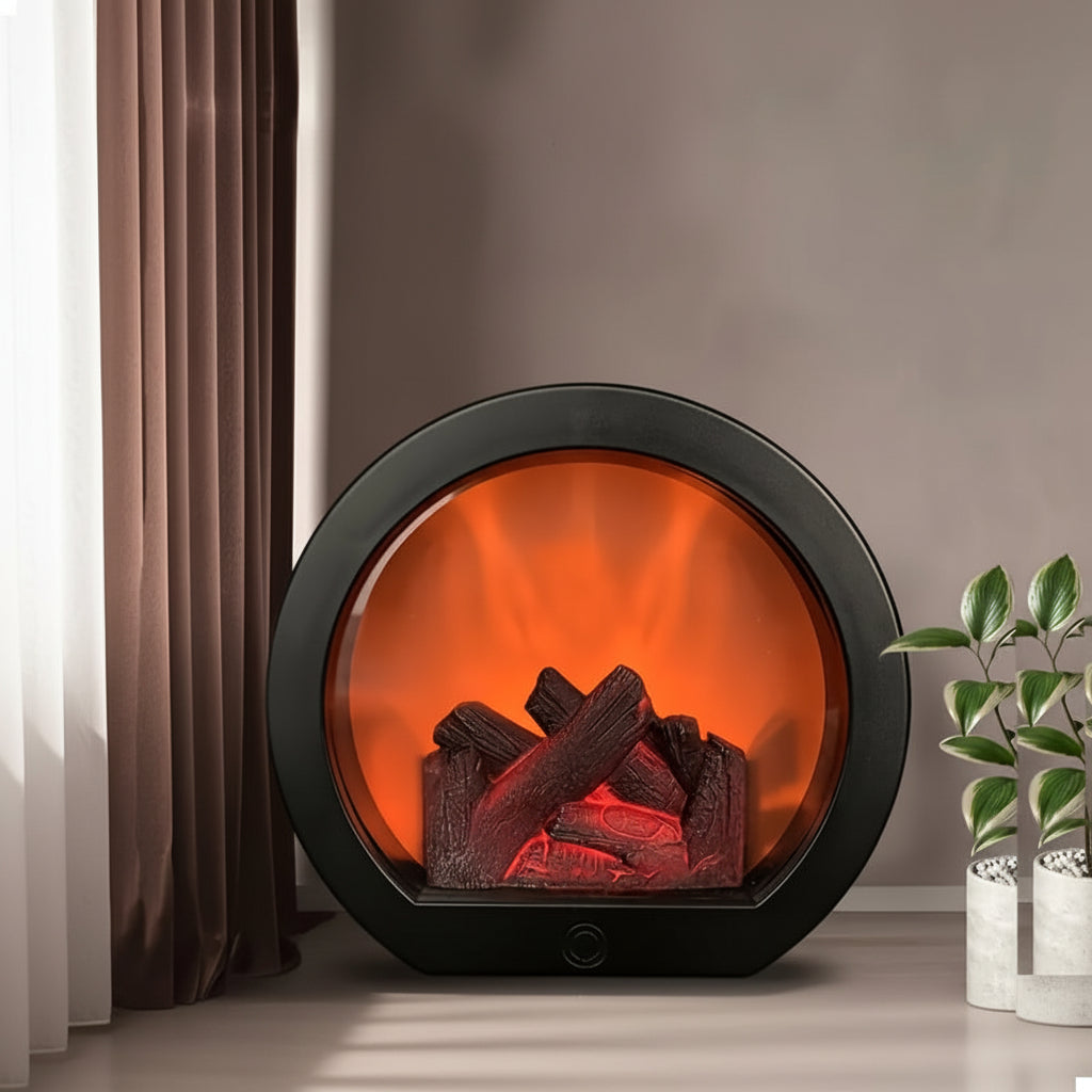 Vintage Flame Lamp for Cozy Indoor Ambience