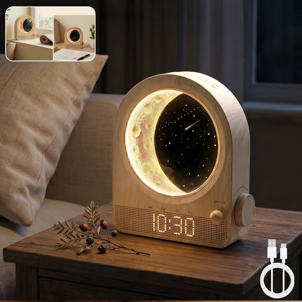 Macchina per luce dell'alba e rumore bianco per un sonno riposante