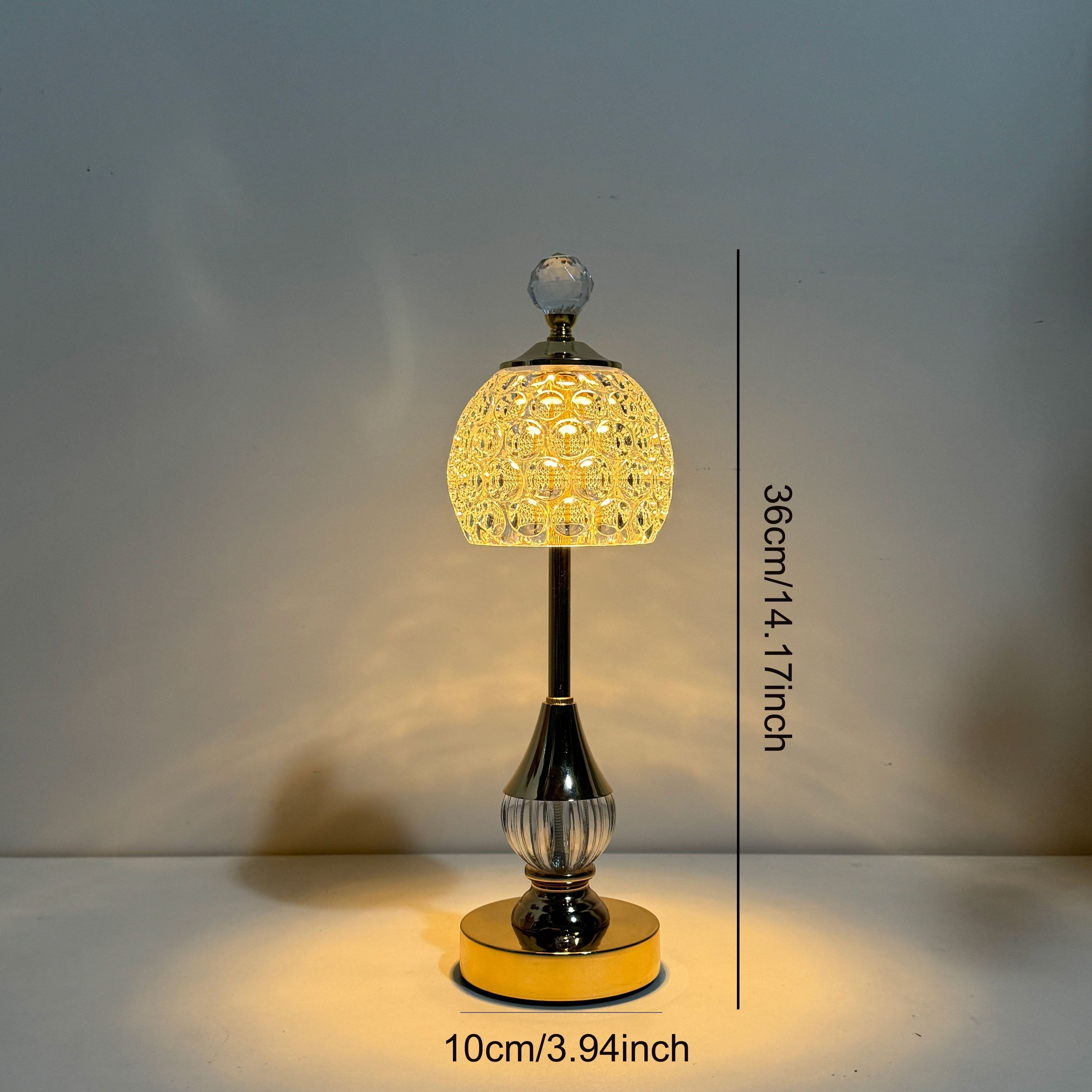 Trådløs bordlampe med touchfunktion