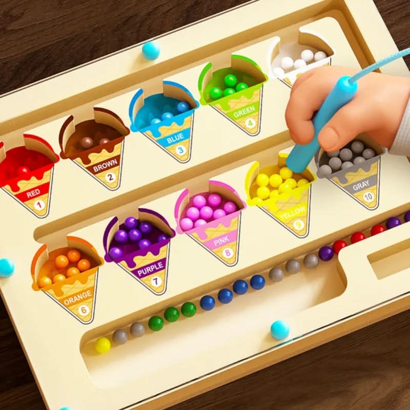 HueQuest Magnetic Color and Number Game for Kids Aged 3 and Up