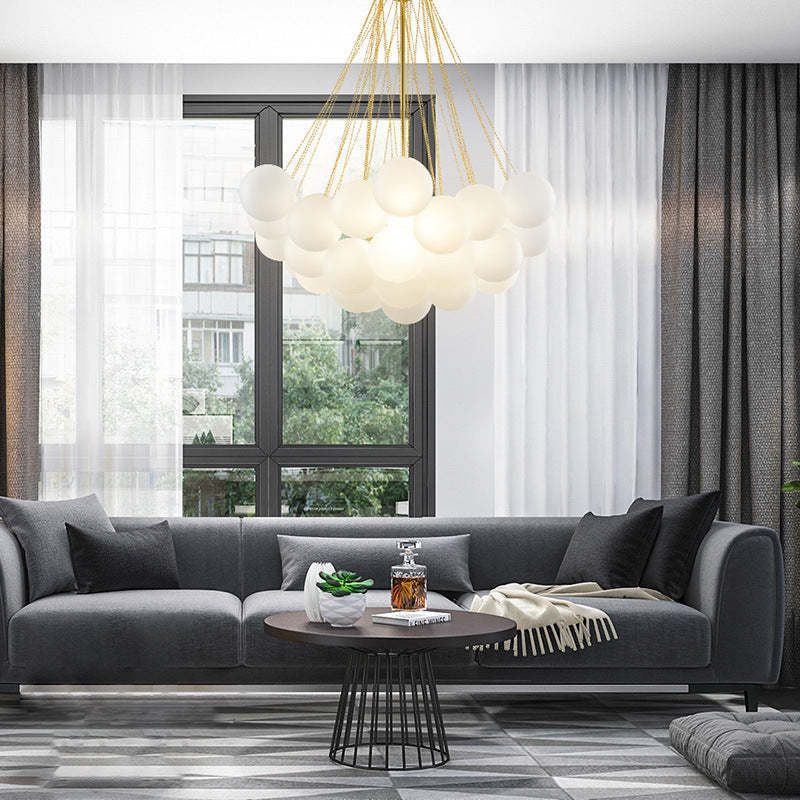Aurea Pendant Lamp With Metal And Glass For Modern Rooms